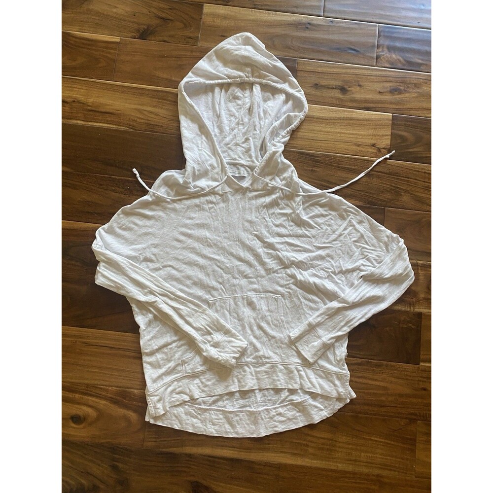 Abercrombie Fitch Women Long Sleeve Hoodies White Size XS